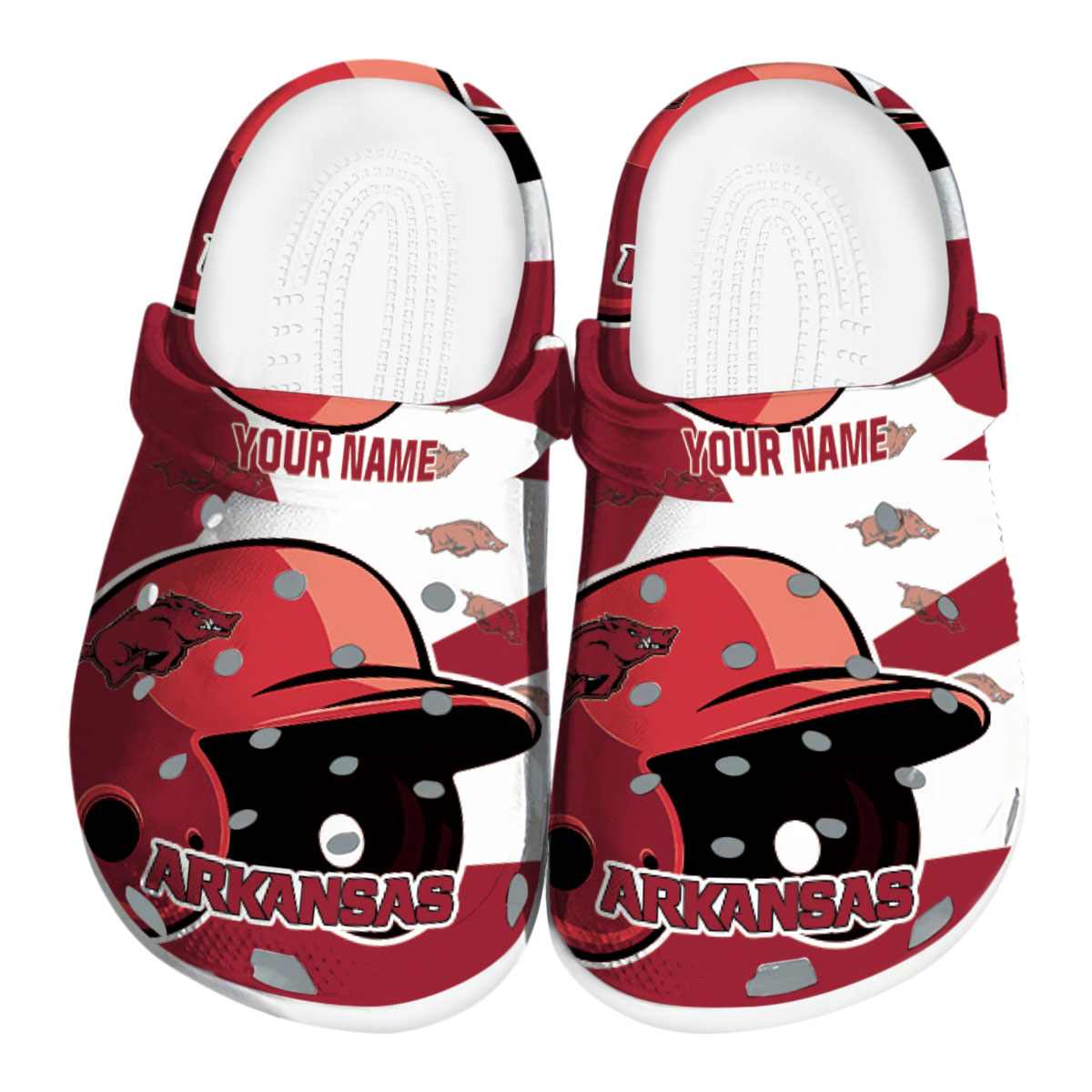 Arkansas Razorbacks 2025 NCAA Sport Crocs, Arkansas Razorbacks For Men Women And Kids 24