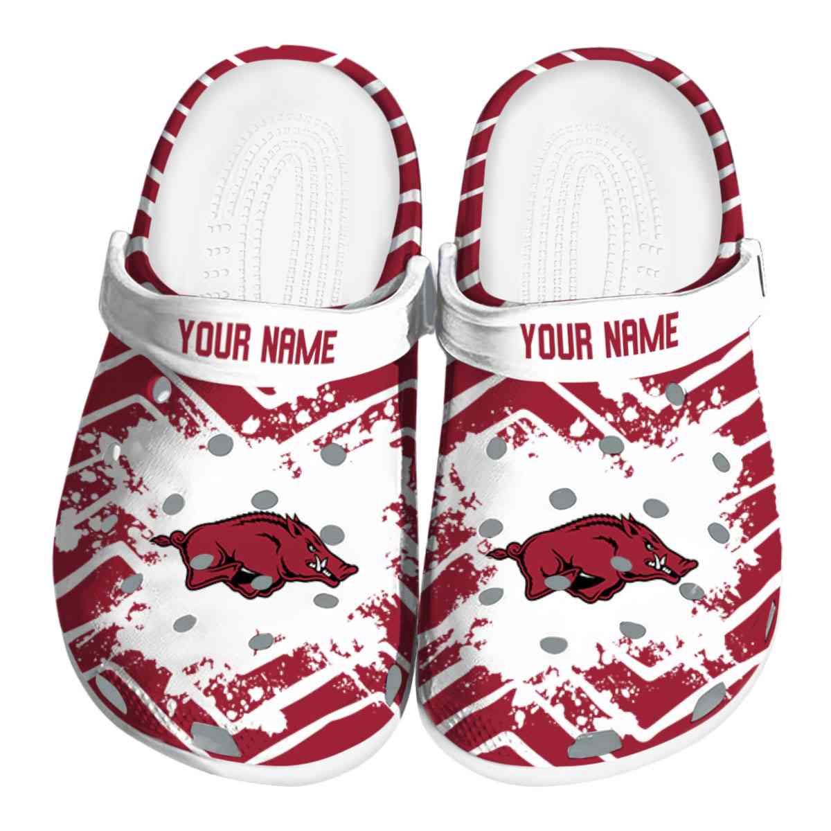 Arkansas Razorbacks 2025 NCAA Sport Crocs, Arkansas Razorbacks For Men Women And Kids 25