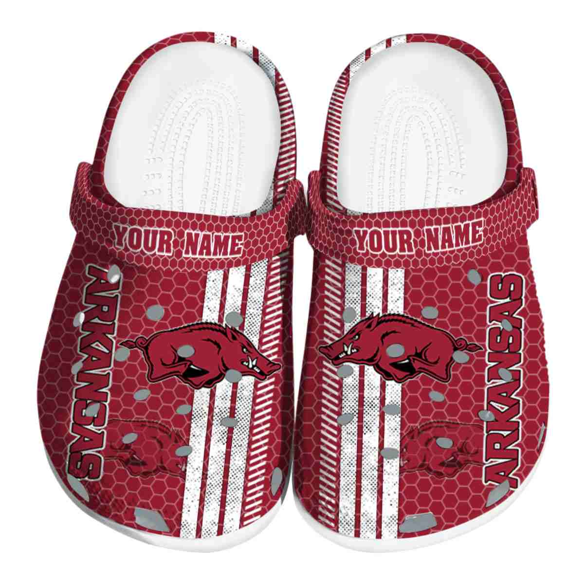 Arkansas Razorbacks 2025 NCAA Sport Crocs, Arkansas Razorbacks For Men Women And Kids 21