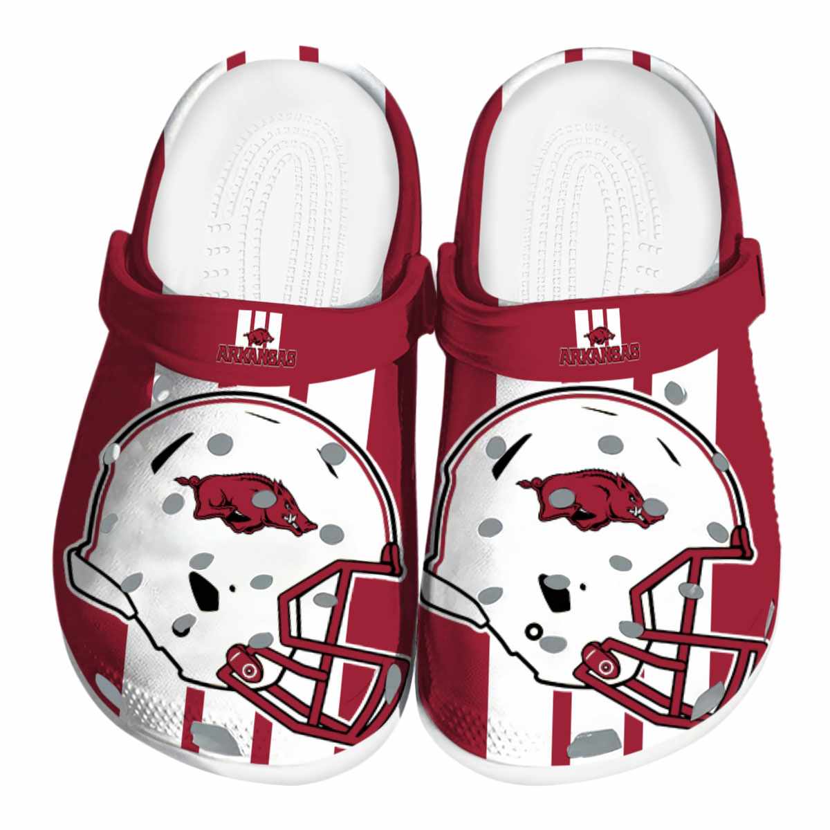 Arkansas Razorbacks 2025 NCAA Sport Crocs, Arkansas Razorbacks For Men Women And Kids 36