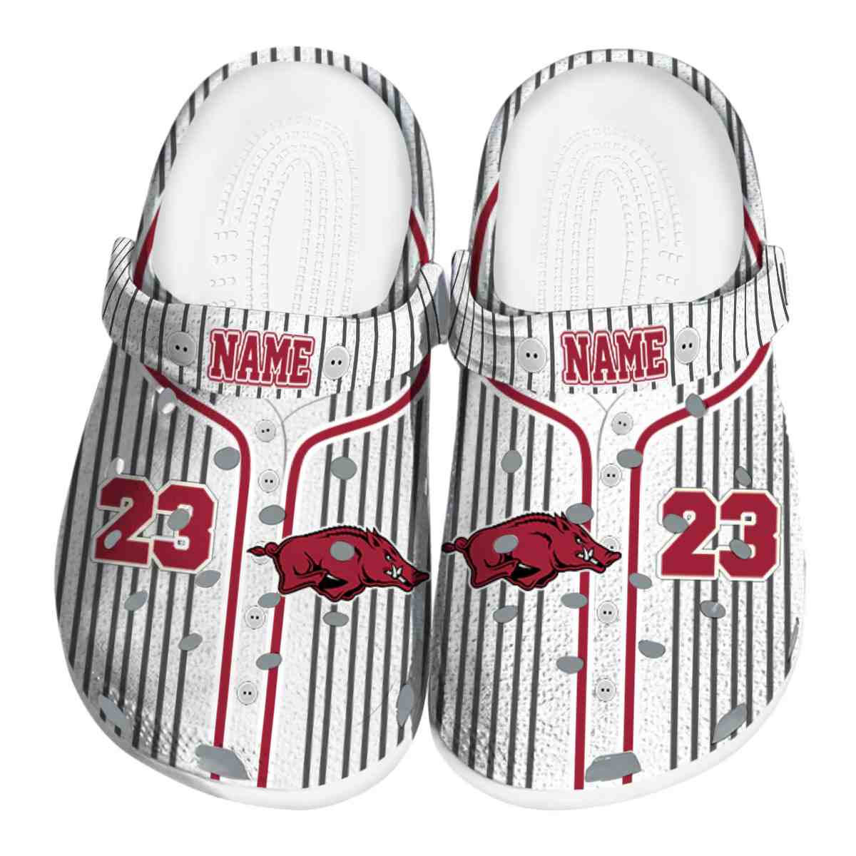 Arkansas Razorbacks 2025 NCAA Sport Crocs, Arkansas Razorbacks For Men Women And Kids 20