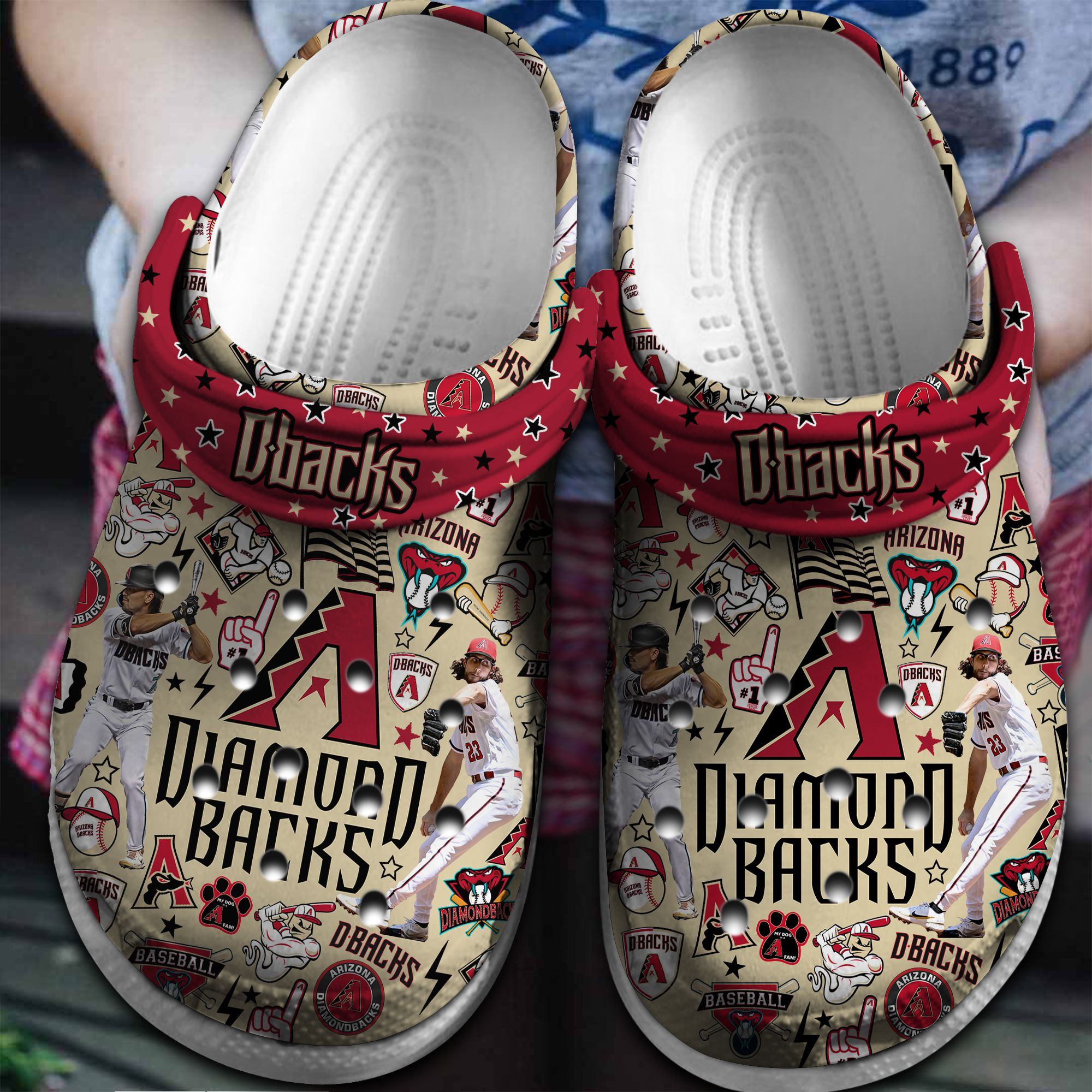 Arizona Diamondbacks MLB Crocs, Arizona Diamondbacks Comfortable For Men Women And Kids 76