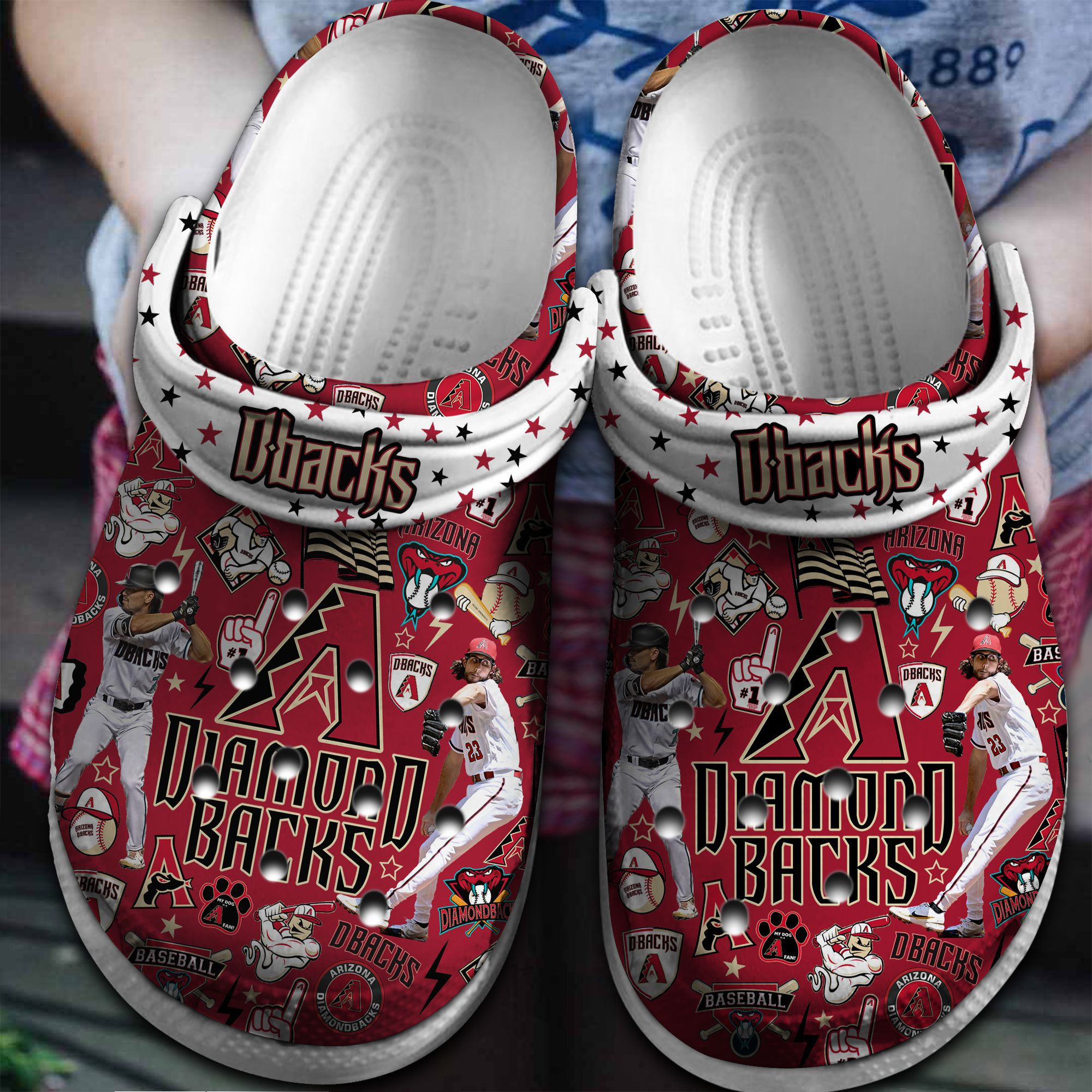 Arizona Diamondbacks MLB Crocs, Arizona Diamondbacks Comfortable For Men Women And Kids 75