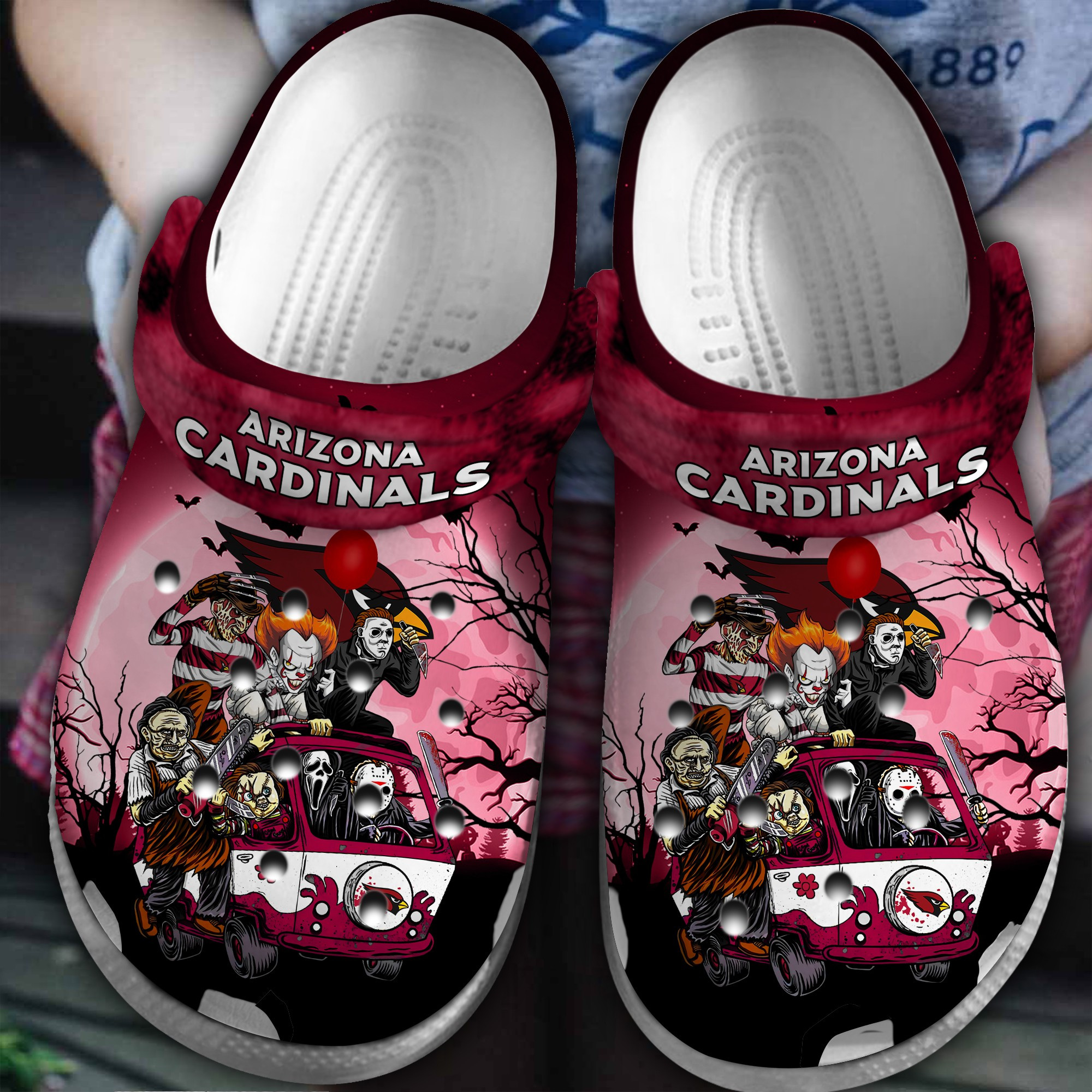 Arizona Cardinals Nfl Sport Crocs, Arizona Cardinals Comfortable For Men Women And Kids 18