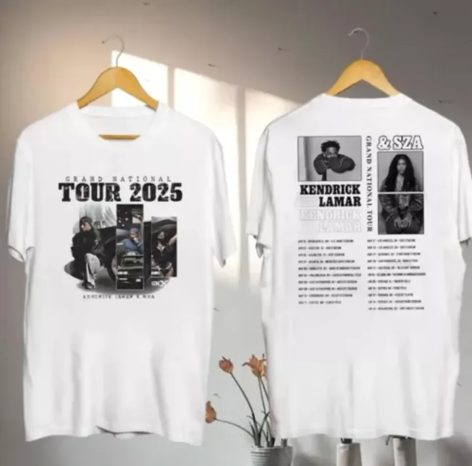 New Graphic Kendrick Lamar 2025 Grand National Tour Shirt, Kendrick Lamar & Sza