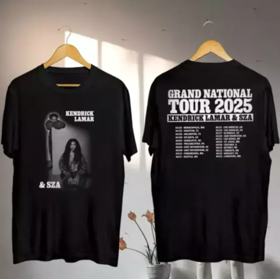 New Kendrick Lamar 2025 Grand National Tour Music Shirt, Kendrick Lamar Sza Concert Music Shirt