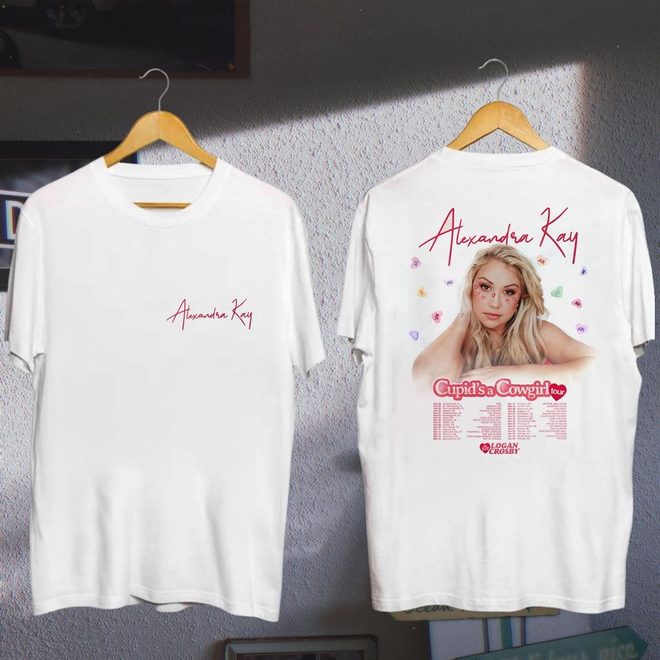 New Alexandra Kay Graphic Shirt, 2025 Alexandra Kay Cupid’S A Cowgirl Tour Shirt