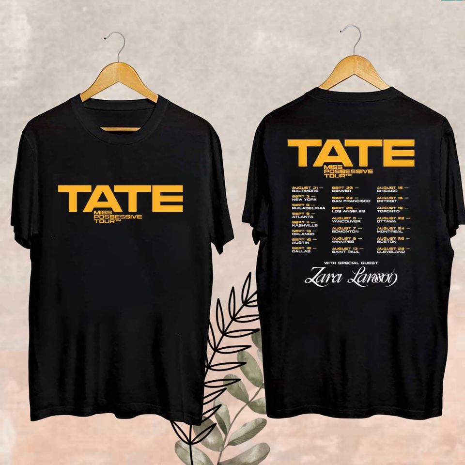 New Miss Possessive World Tour Merch Shirt, Tate Mcrae Miss Possessive World Tour 2025 Shirt