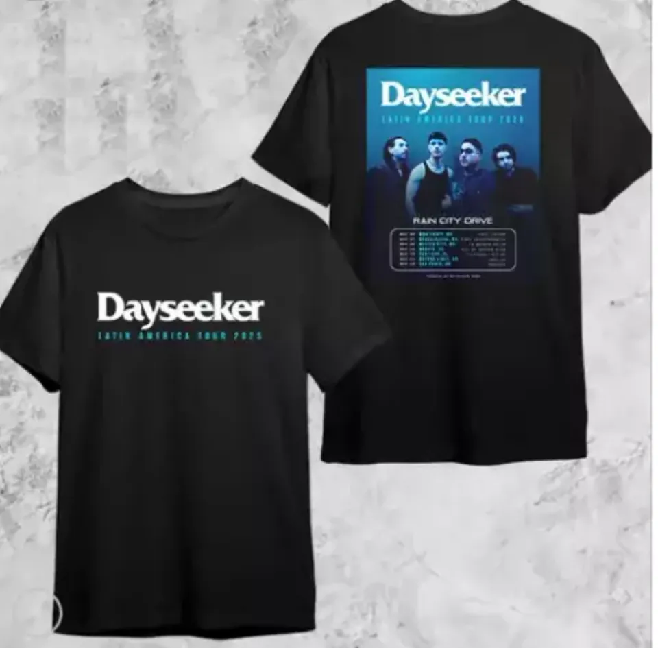 New Dayseeker Latin America 2025 Tour Dates Fan Gifts Two Sides Classic Shirt