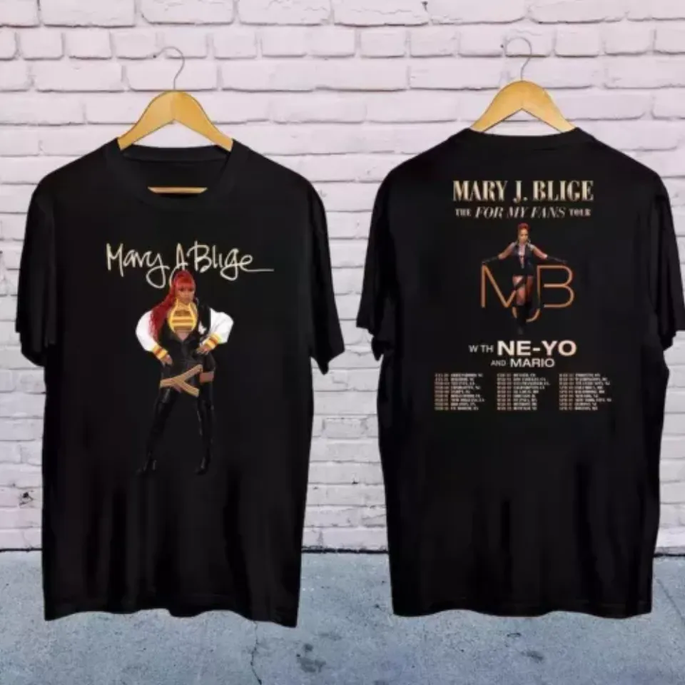 Mary J Blige Graphic Shirt, Mary J Blige The For My Fans Tour 2025 Shirt