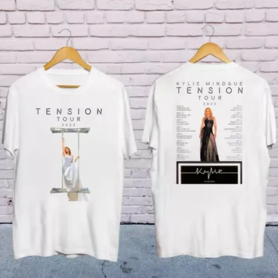 New 2025 Kylie Minogue Tension World Tour Shirt, Kylie Minogue 2025 Concert