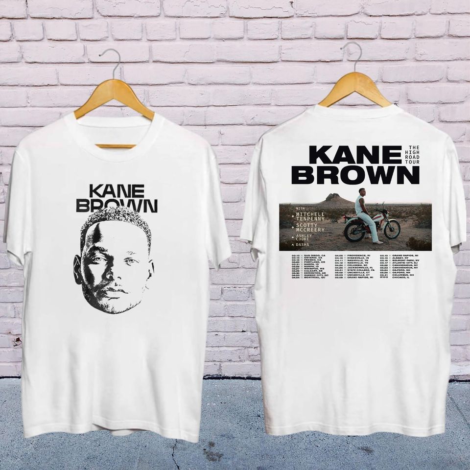 New Kane Brown 2025 Concert, 2025 Kane Brown The High Road Tour Shirt, Kane Brown Fan Gifts
