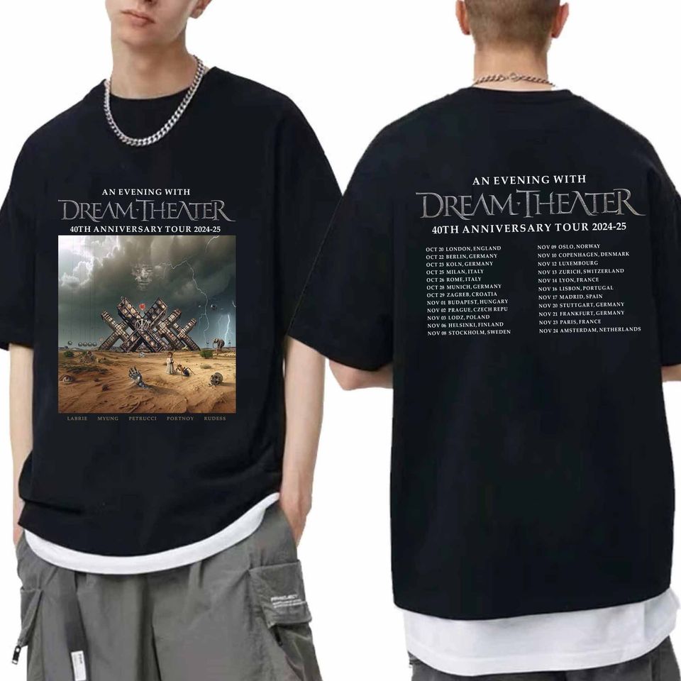 New Dream Theater – 40Th Anniversary Tour 2024 2025 Shirt