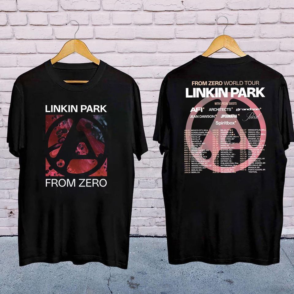 New Linkin Park From Zero World Tour 2025 Shirt, Linkin Park Concert 2025, Linkin Park Fan Gift