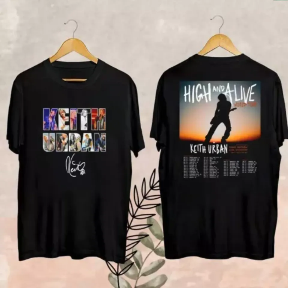 New Keith Urban Tour 2025 Shirt, Keith Urban High And Alive Tour Shirt