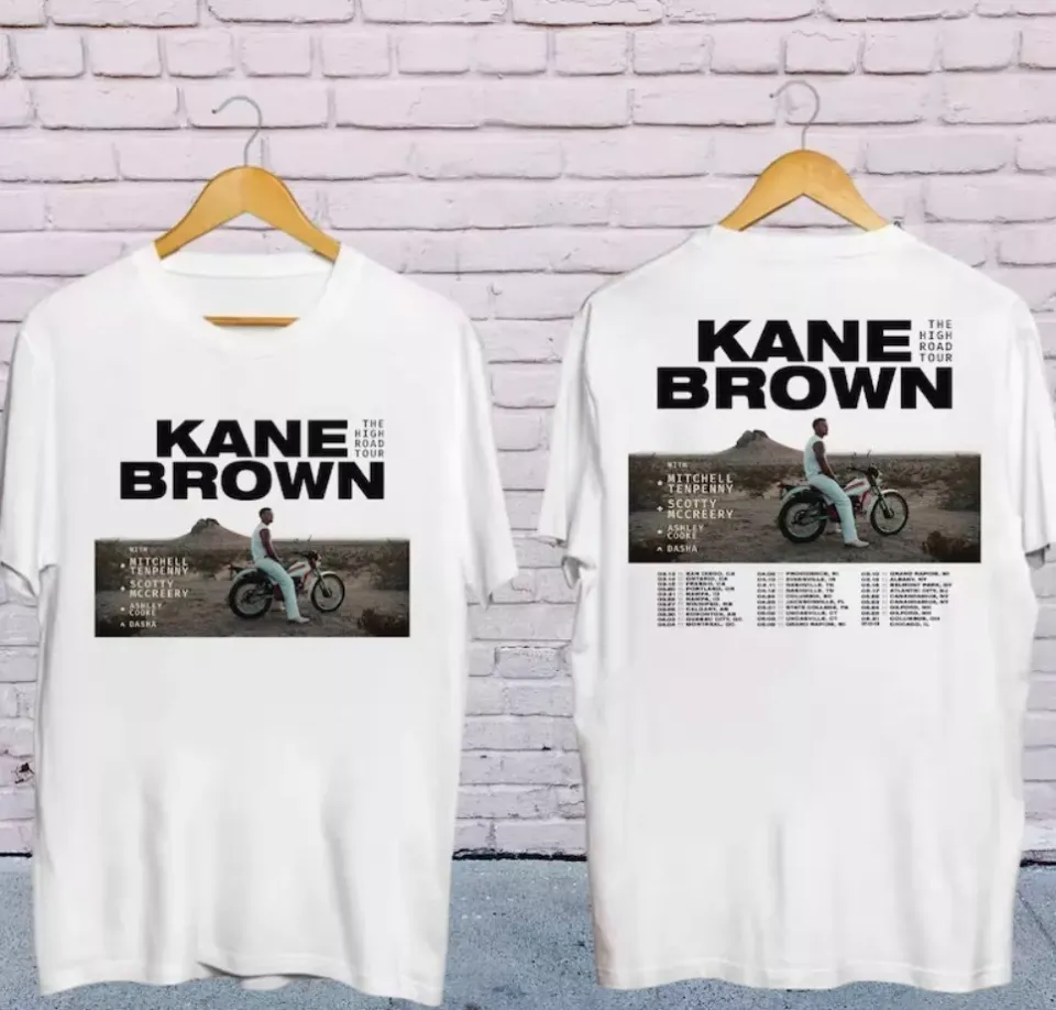 New 2025 Kane Brown The High Road Tour Shirt, Kane Brown 2025 Concert, Kane Brown Fa