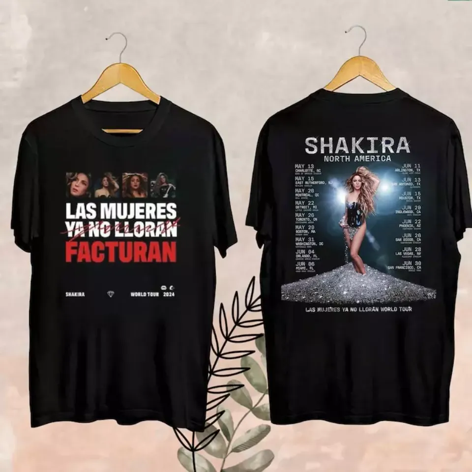 New Shakira Las Mujeres Ya No Lloran World Tour 2025 Fan Shirt, Shakira Shirt