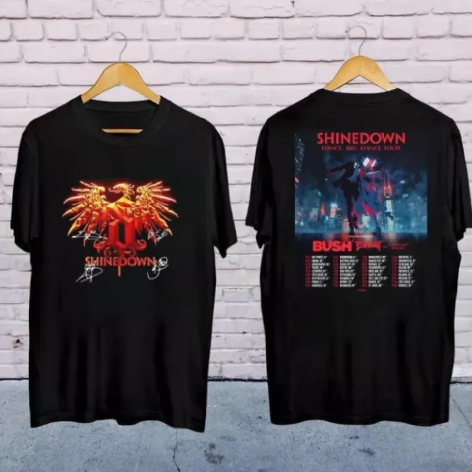 New Shine Down Band Logo Vintage Shirt, Shine Down Dance Kid Dance Tour 2025 Shirt