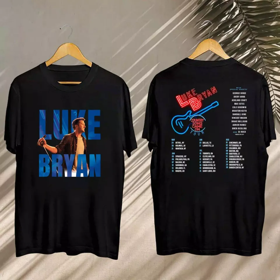 New Luke Bryan 2025 Concert, 2025 Luke Bryan Country Song Came On Tour Shirt