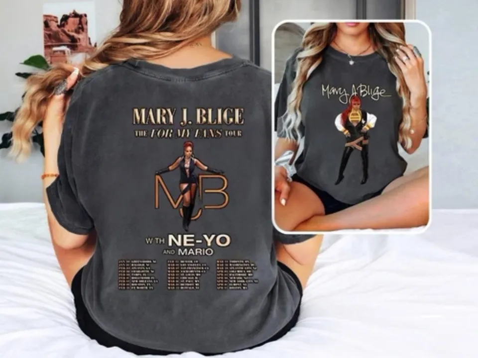 New Mary J Blige The For My Fans Tour 2025 Shirt