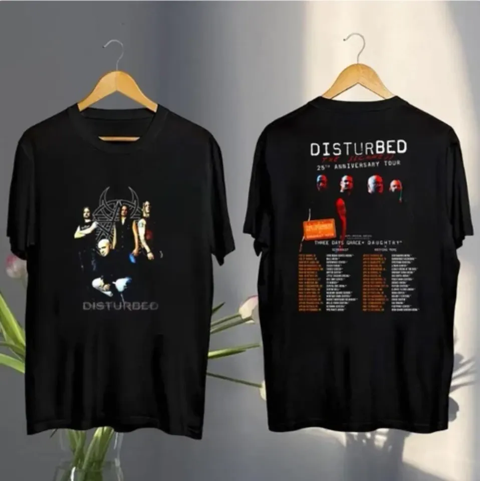 The Sickness Graphic Shirt, 2025 Disturbed The Sickness 25Th Anniversary Tour