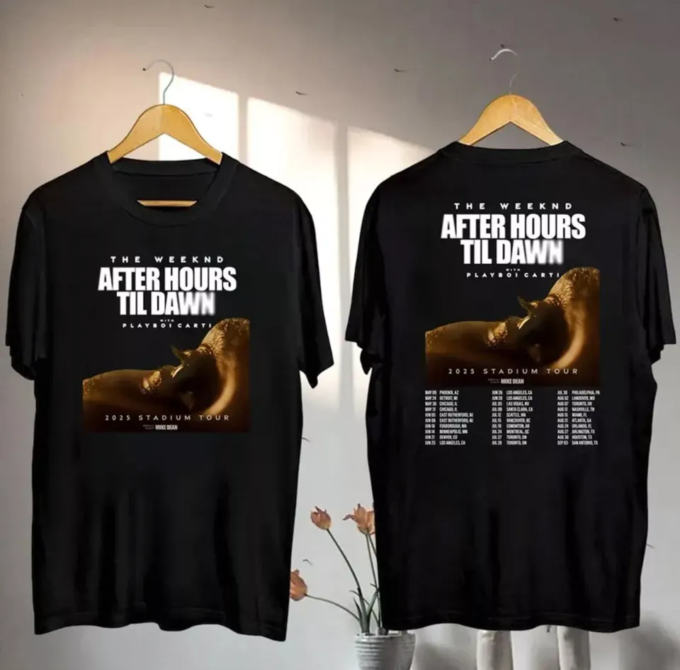 Weeknds After Hours Til Dawn Tour 2025 Shirt, Weeknds Stadium Tour Shirt