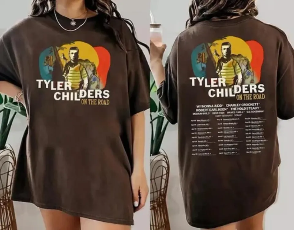 New Tyler Childers On The Road 2025 Tour Shirt Tyler Childers Concert 2025 Shirt