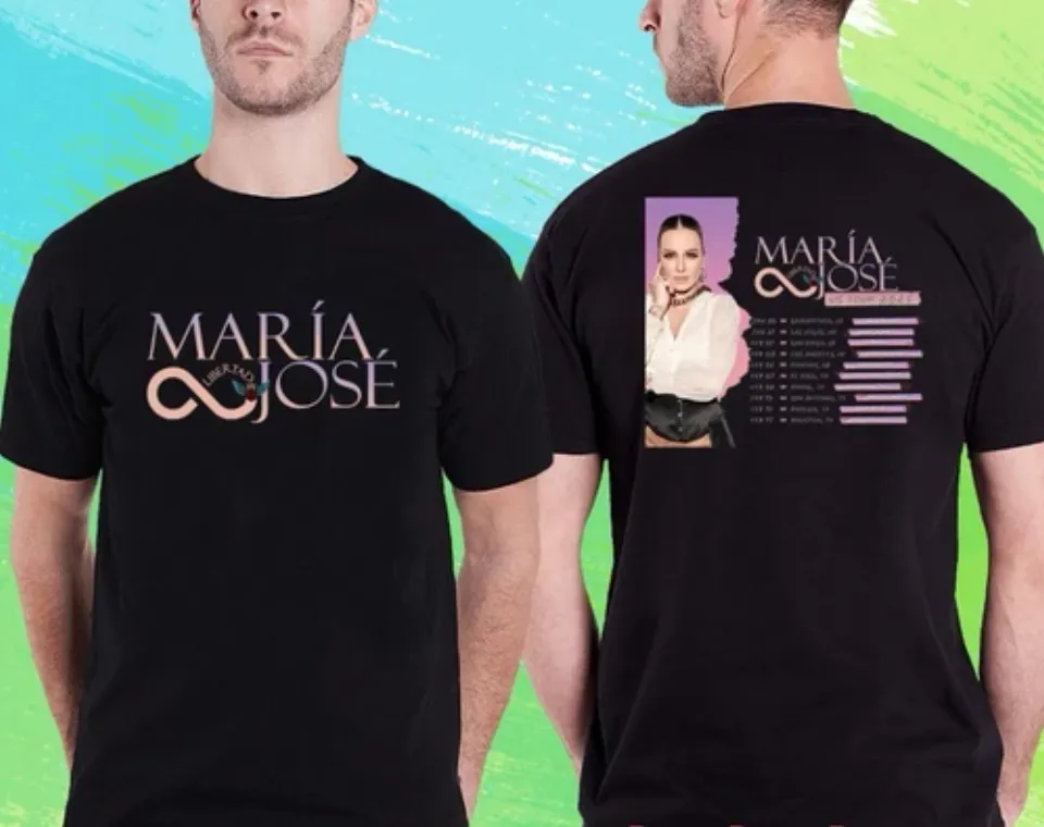 New Maria Jose Libertad Usa Tour 2025 Double Sided Shirt