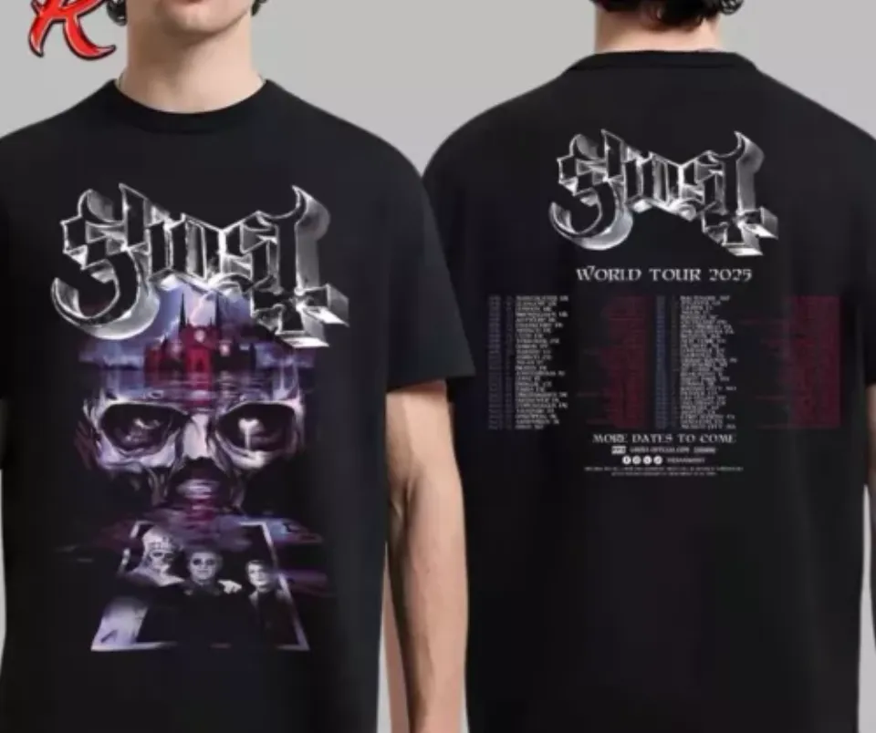 New Ghost Band World Tour 2025 Music Shirt, Ghost Band 2025 Music Shirt