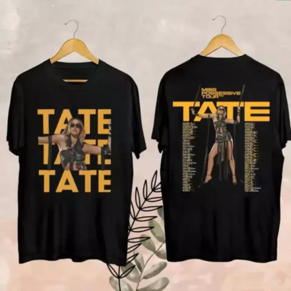 New Graphic Tate Mcrae Miss Possessive World Tour Shirt Tate Mcrae Tour 2025 Fan Shirt