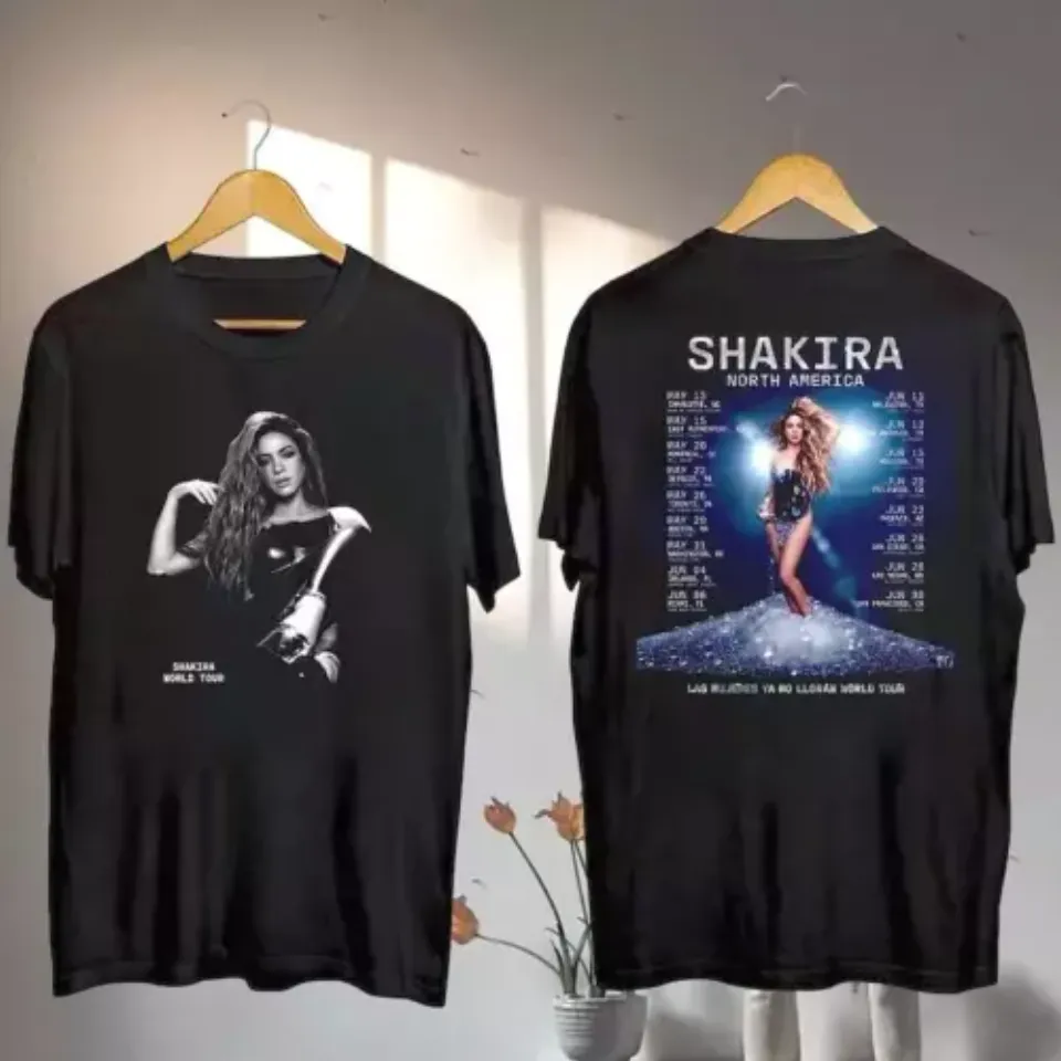 New Shakira 2025 Concershirt, Shakira Las Mujeres Ya No Lloran 2025 World Tour Gif