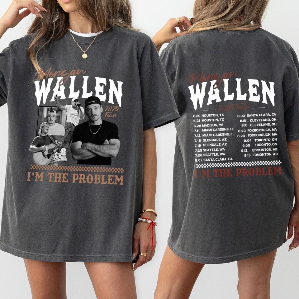 New Morgan I’M The Problem Tour 2025 Shirt, Wallen Concert 2025, Mor-Gan Wallen Fan Shirt