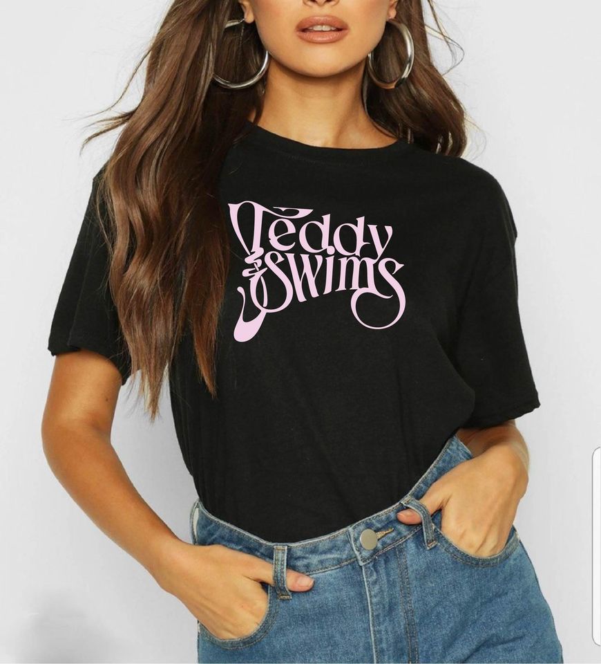 New Teddy Swims Shirt 2025 Concert Uk I Love Teddy Swims Shirt Lose Control Tour Fashion Concert 2025 Pop Music Rnb Pink Print