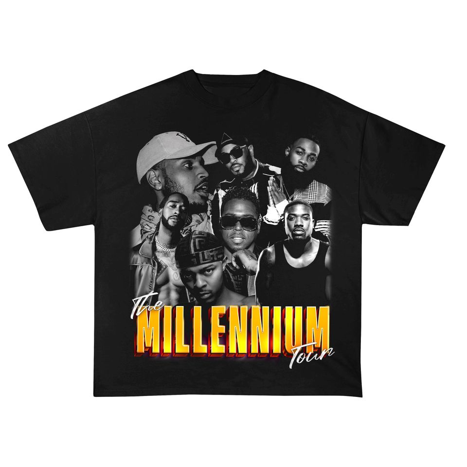New Millennium Tour Unisex Cotton Shirt, Retro Concershirt, Music Festival Apparel