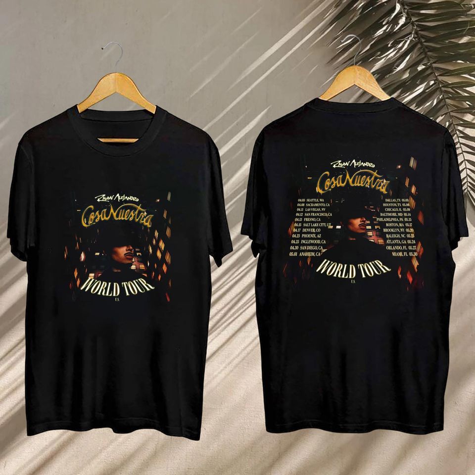 New Rauw Alejandro Cosa Nuestra Tour 2025 Shirt, Rauw Alejandro Fan Gift, Rauw Alejandro Concert Fan Shirt