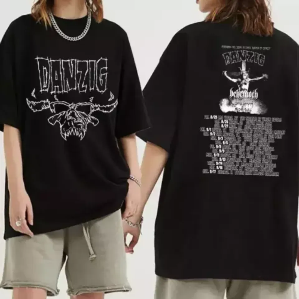 New 2 Sided Danzig 2025 Tour Shirt, Danzig Band Shirt, Music Tour Shirt