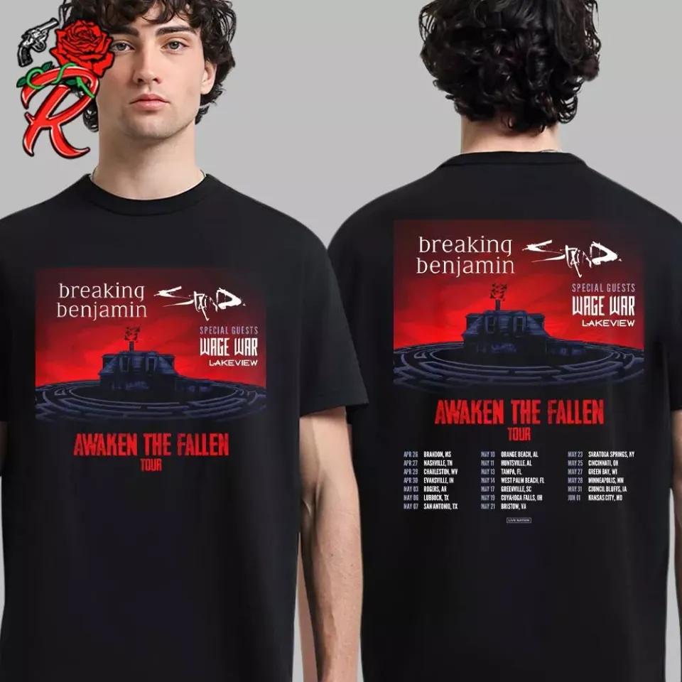 New Breaking Benjamin Awaken The Fallen Tour 2025 Schedule Tour Date Lisshirt
