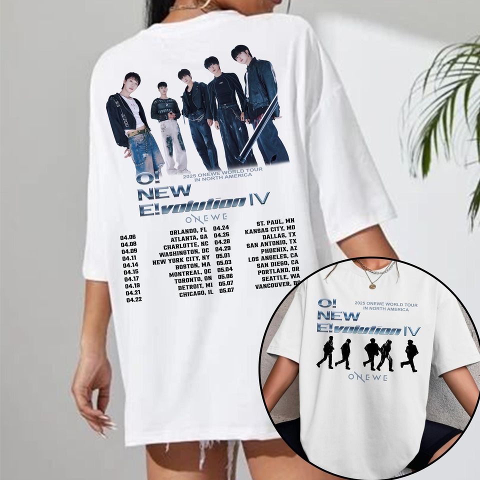 New Onewe World Tour 2025 Shirt, Onewe O! New Evolution Iv Tour Shirt, Onewe We: Dream Chaser Shirt