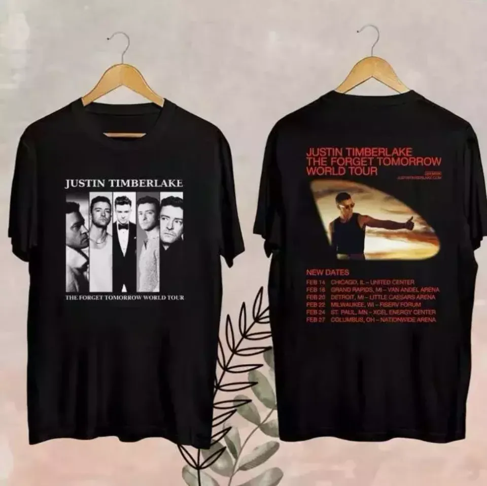 New Justin Timberlake World Tour 2025 Fan Gift Unisex Shirt