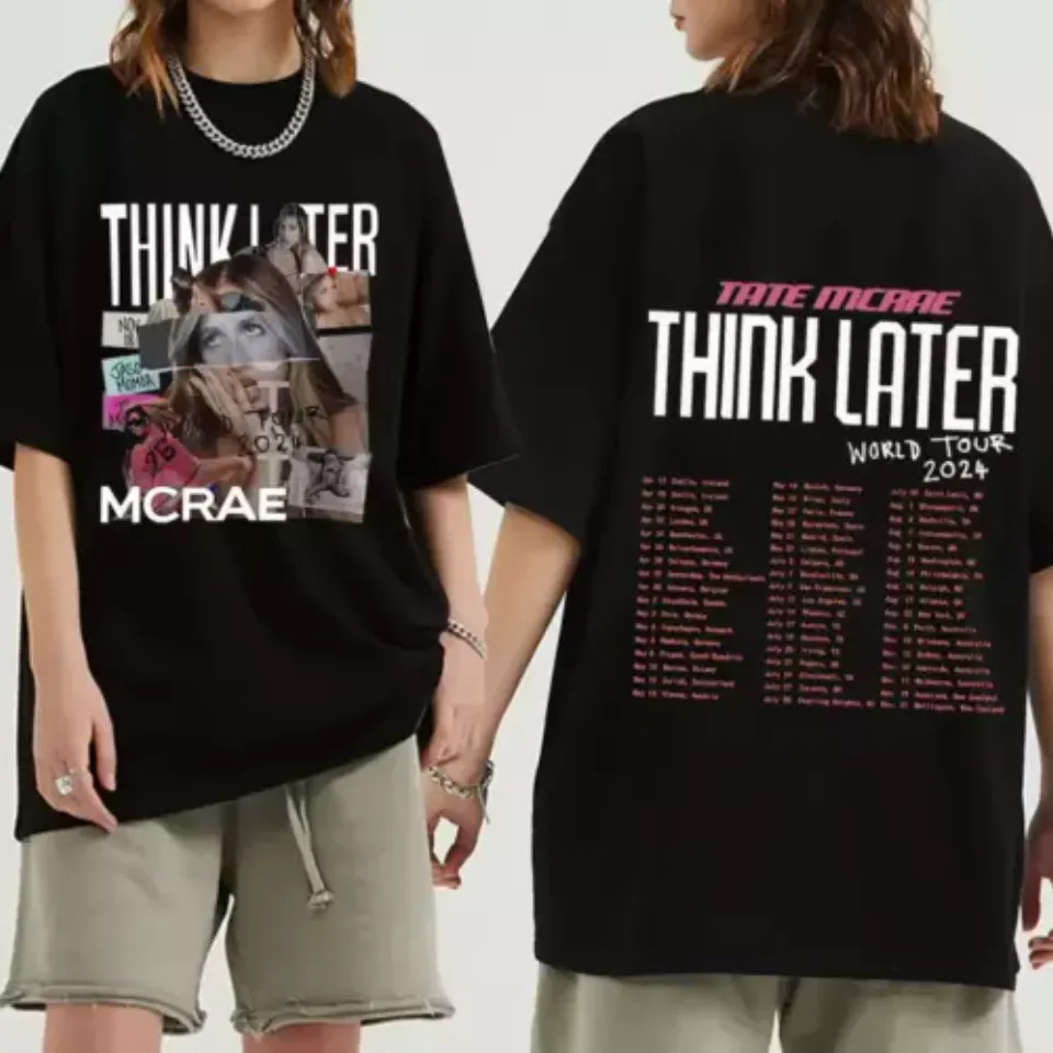 New Tate Mcrae The Think Later World Tour 2025 Shirt, Music Shirt
