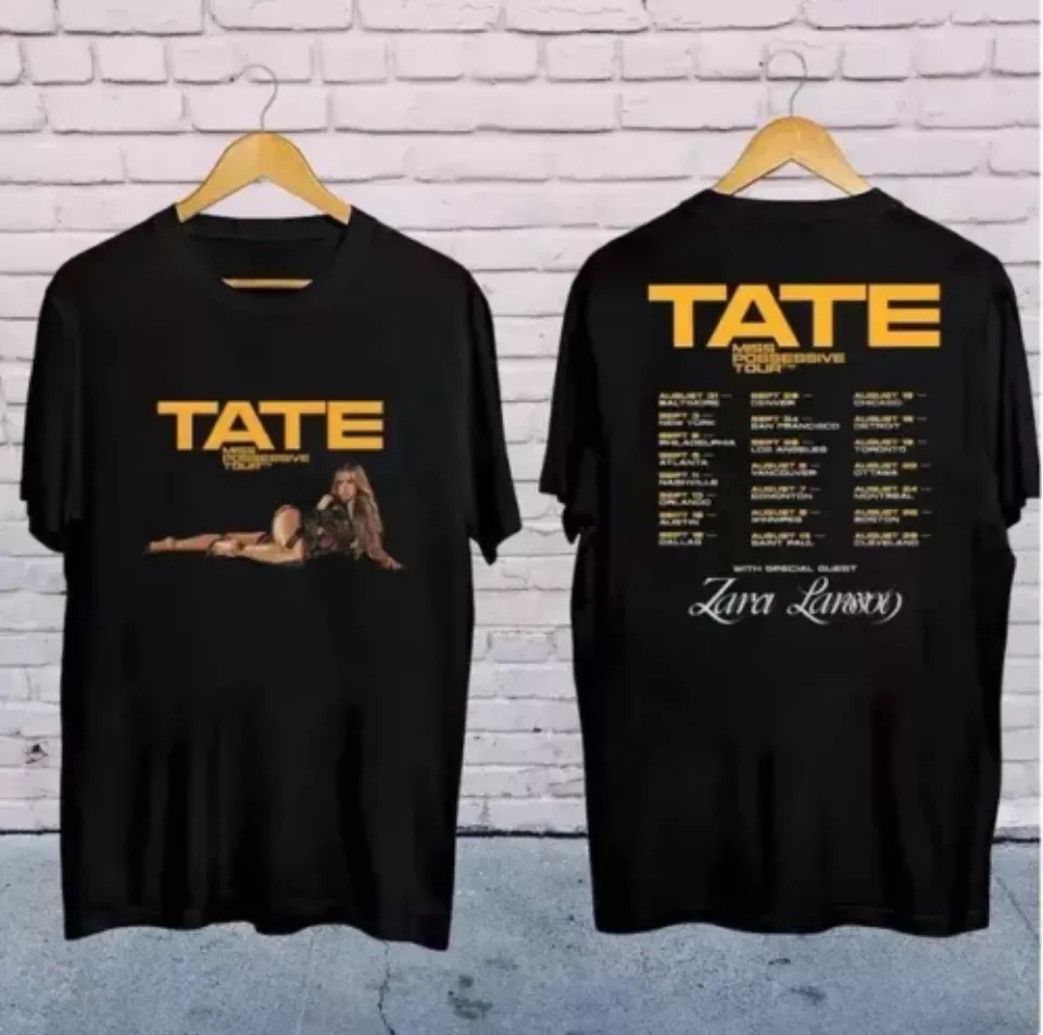 New Tate Mcrae 2025 Concert, Tate Mcrae Miss Possessive Tour 2025 Shirt