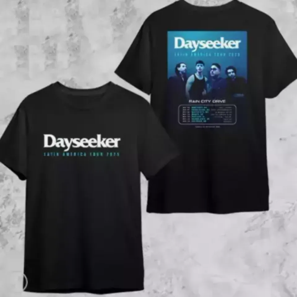 New Dayseeker Latin America 2025 Tour Dates Fan Gifts Two Sides Classic Shirt