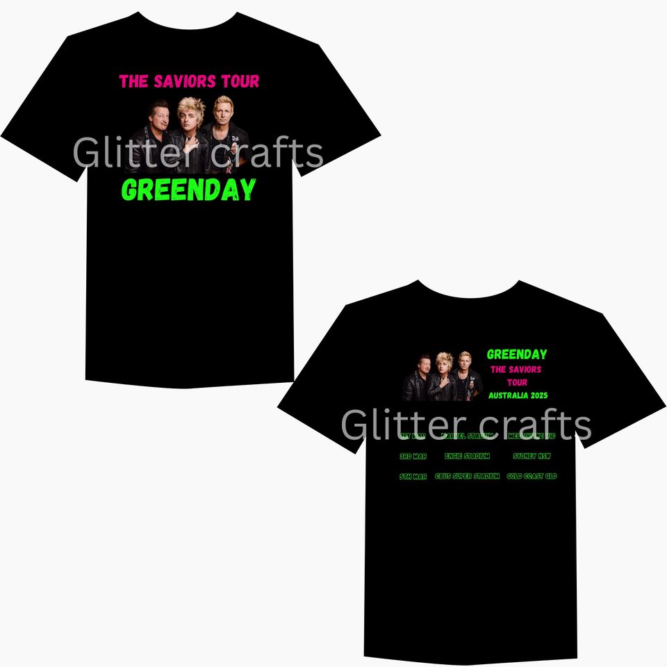 New Green Day Australian Tour 2025 Shirt