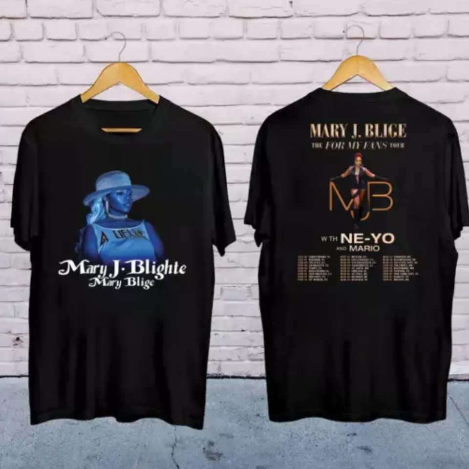 New Mary J Blige 2025 Concert, 2025 Mary J Blige The For My Fans Tour Shirt