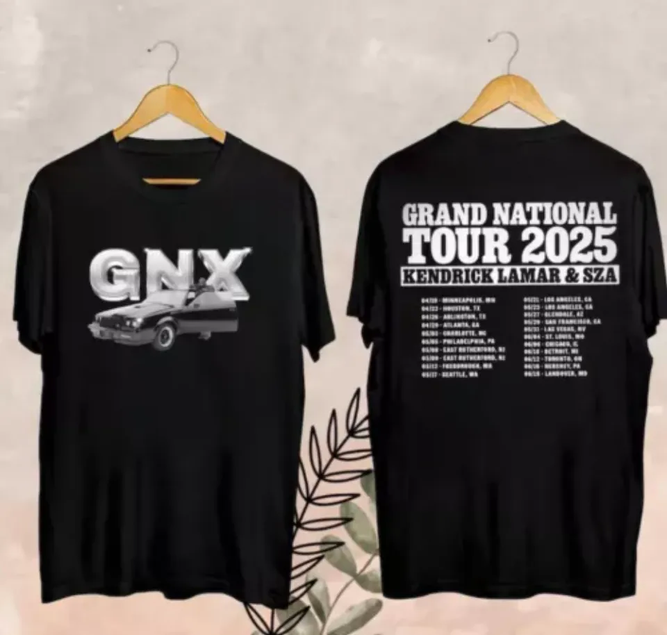 New Kendrick Lamar Tour 2025 Fan Shirt, Kendrick Lamar Gnx Shirt