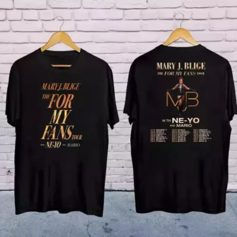 New 2025 Mary J Blige The For My Fans Tour Shirt, Mary J Blige 2025 Concert