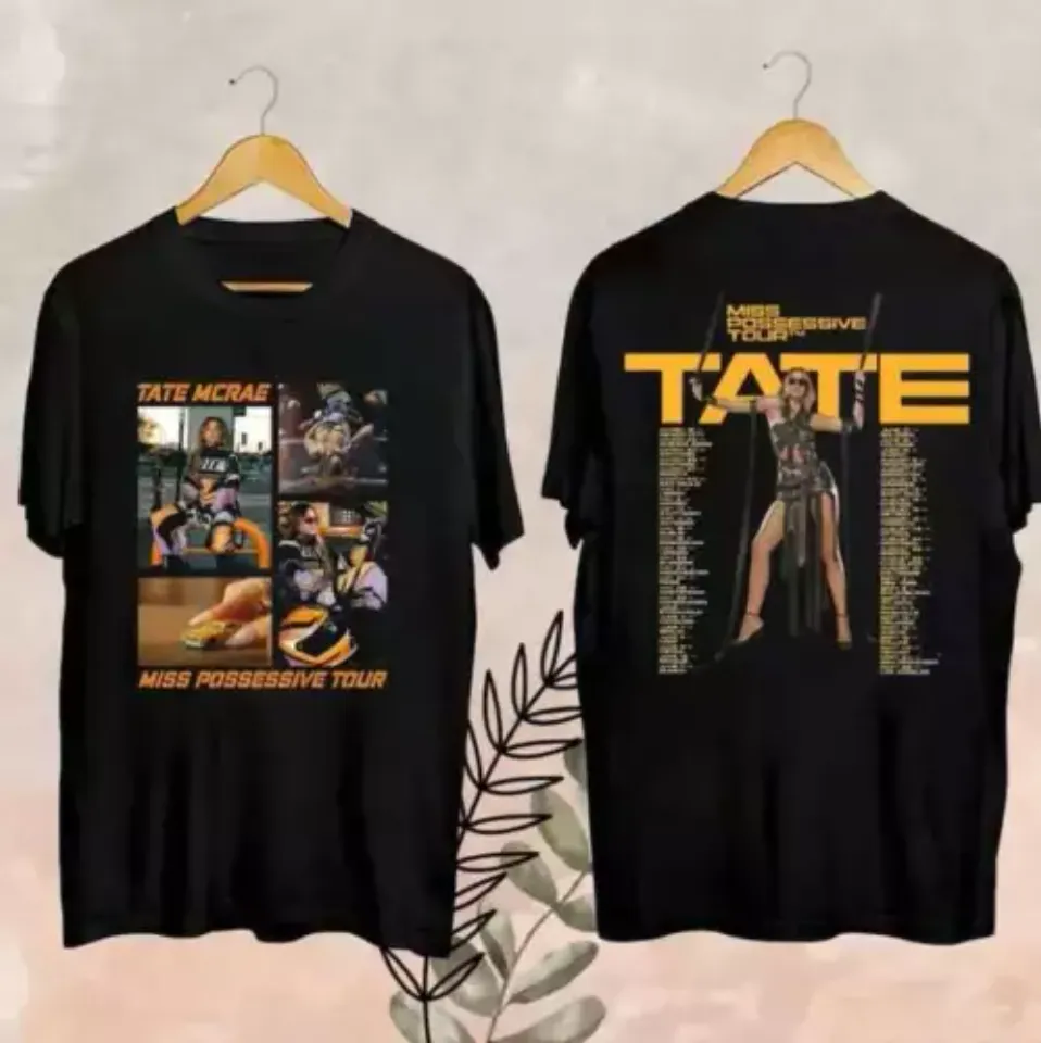 New Tate Mcrae Tour 2025 Fan Shirt, Miss Possessive World Tour Merch, Tate Mcrae Fan