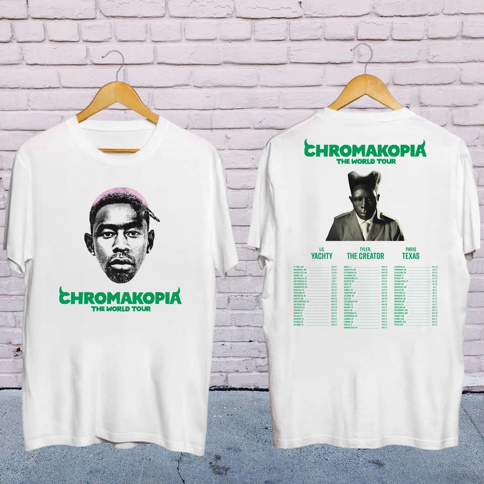 New Tyler The Creator Chromakopia Shirt, 2025 Tour Tyler The Creator Chromakopia Shirt, Tyler The Creator Fan Gift