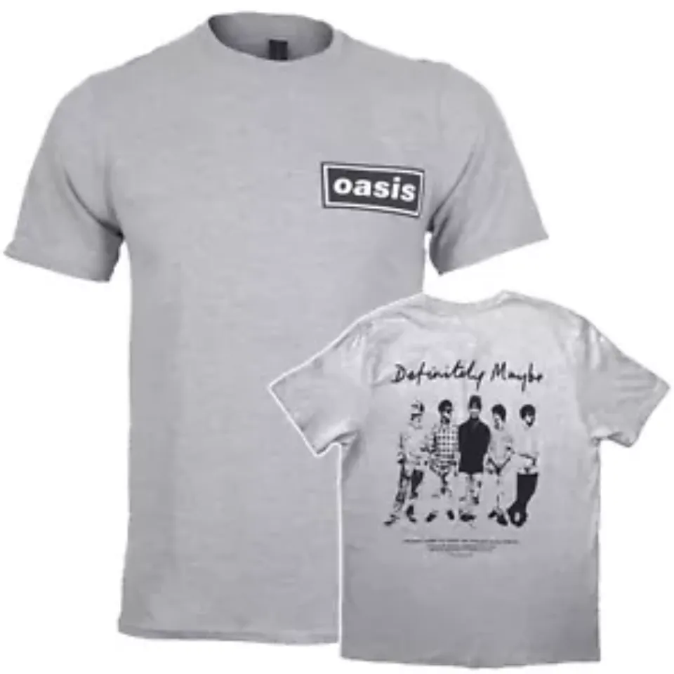 New Oasis Shirt Definitely Maybe Promo Official Reunion Tour 2025