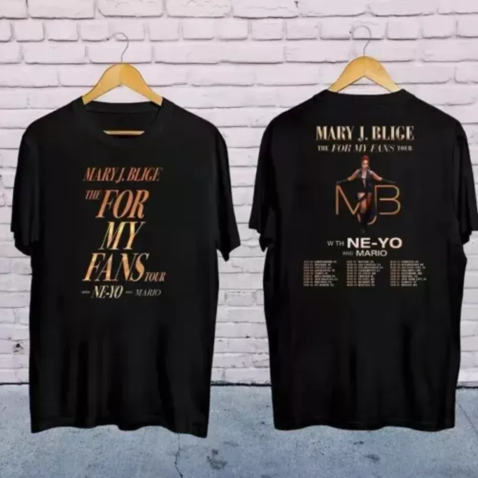 New 2025 Mary J Blige The For My Fans Tour Shirt, Mary J Blige 2025 Concer Shirt